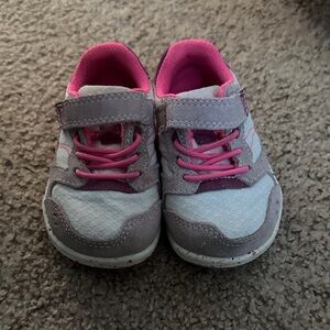 Toddler pink and grey shoes